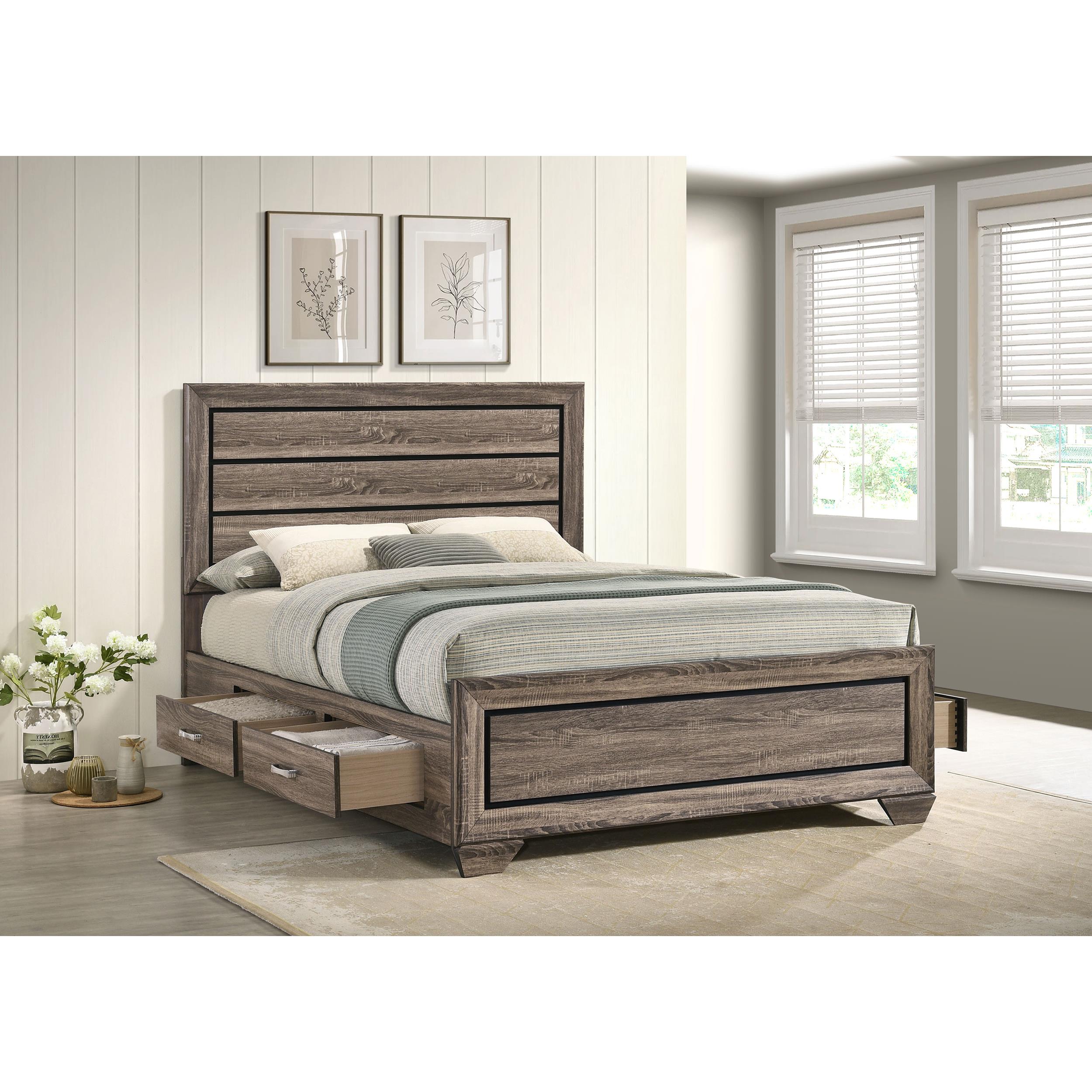  Size_Queen  -- Kauffman Panel Bed with Storage IMAGE 10