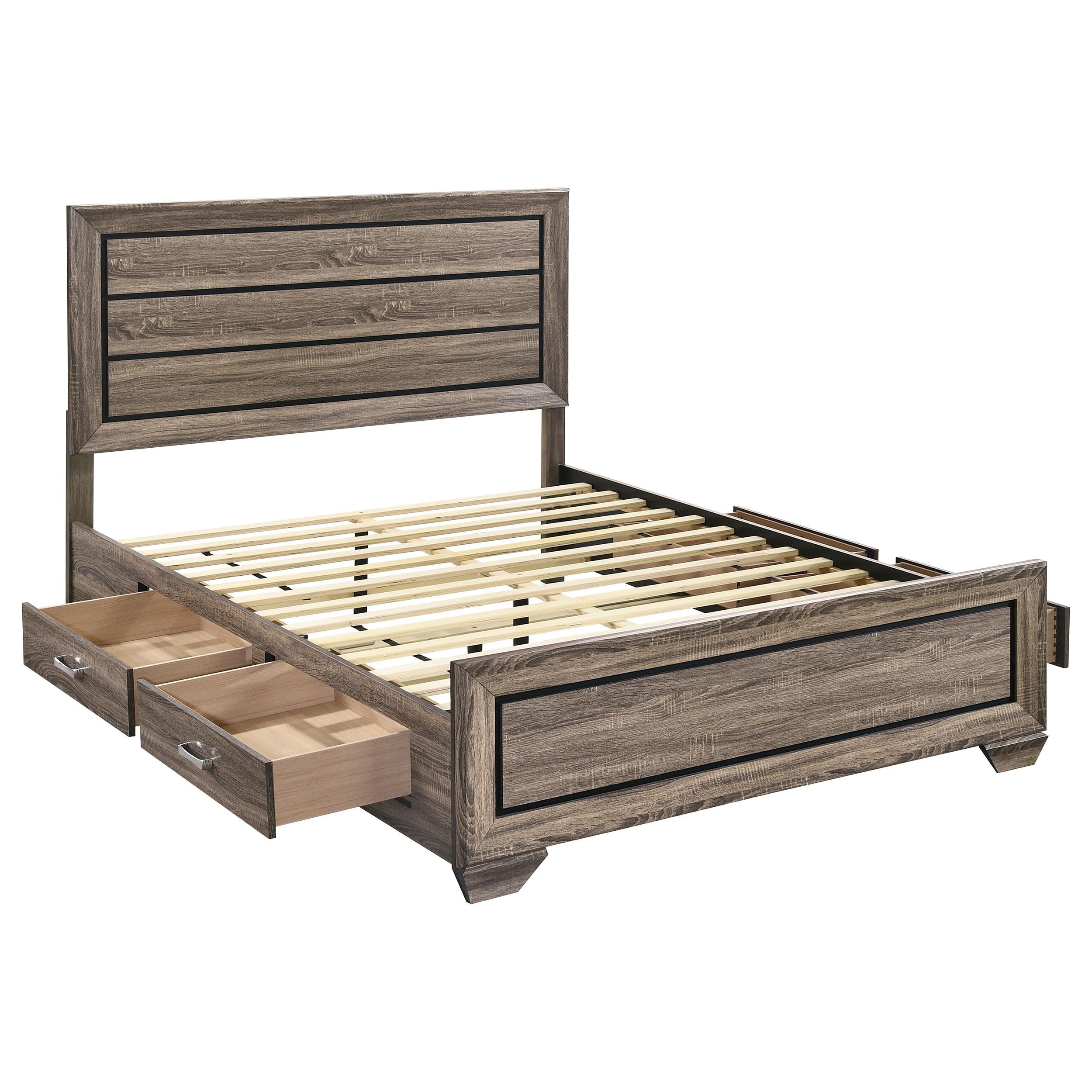  Size_Queen  -- Kauffman Panel Bed with Storage IMAGE 2