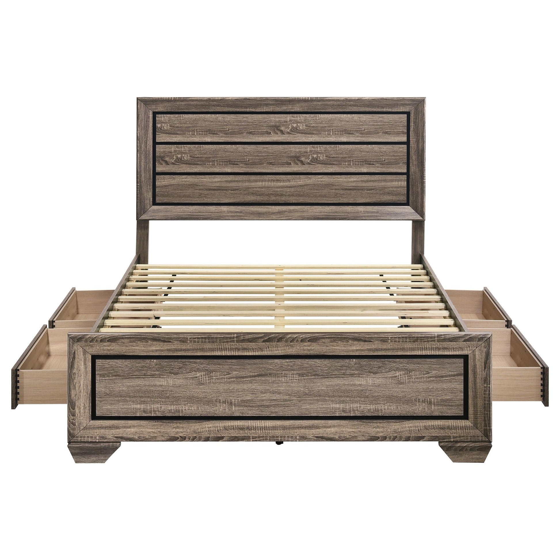  Size_Queen  -- Kauffman Panel Bed with Storage IMAGE 6