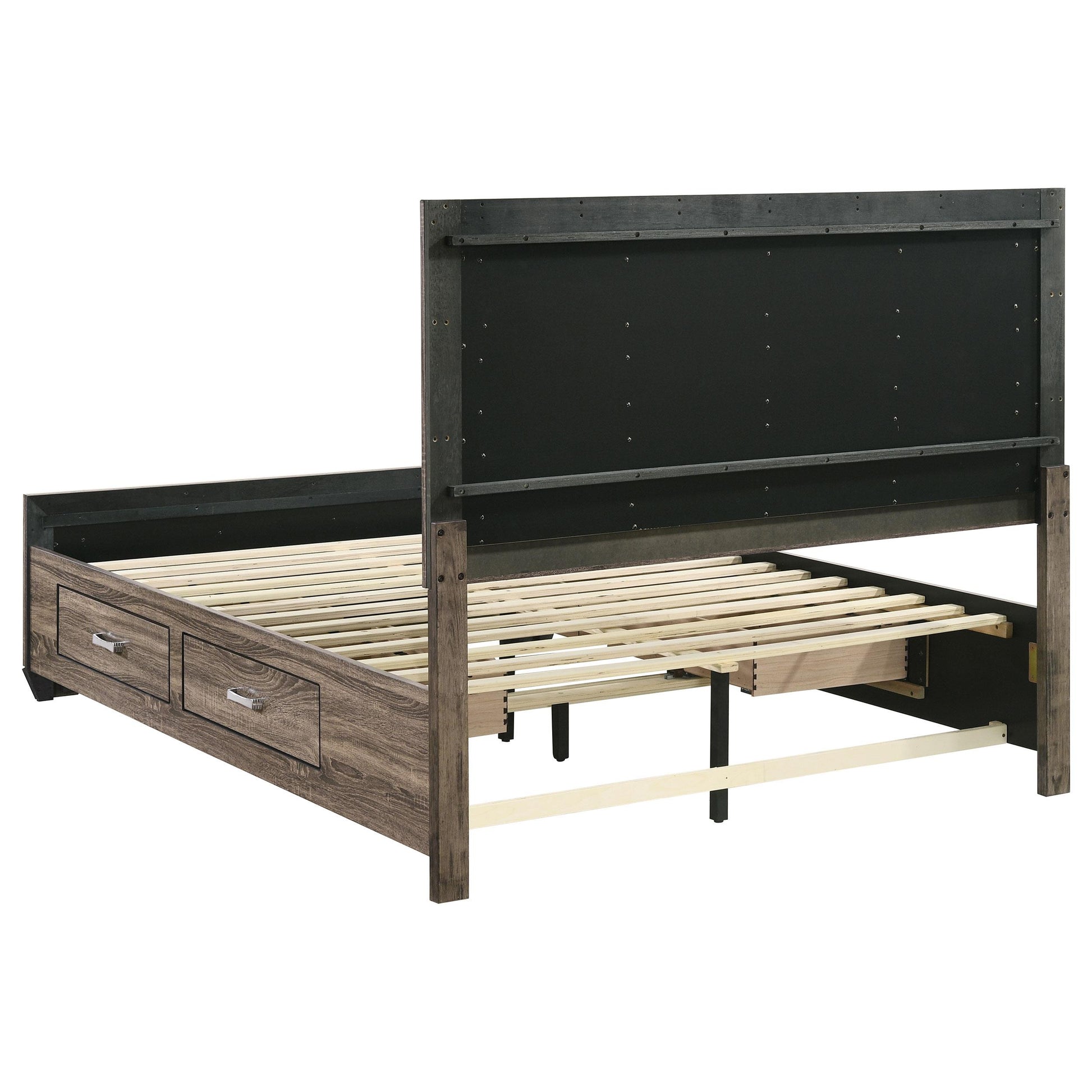  Size_Queen  -- Kauffman Panel Bed with Storage IMAGE 7