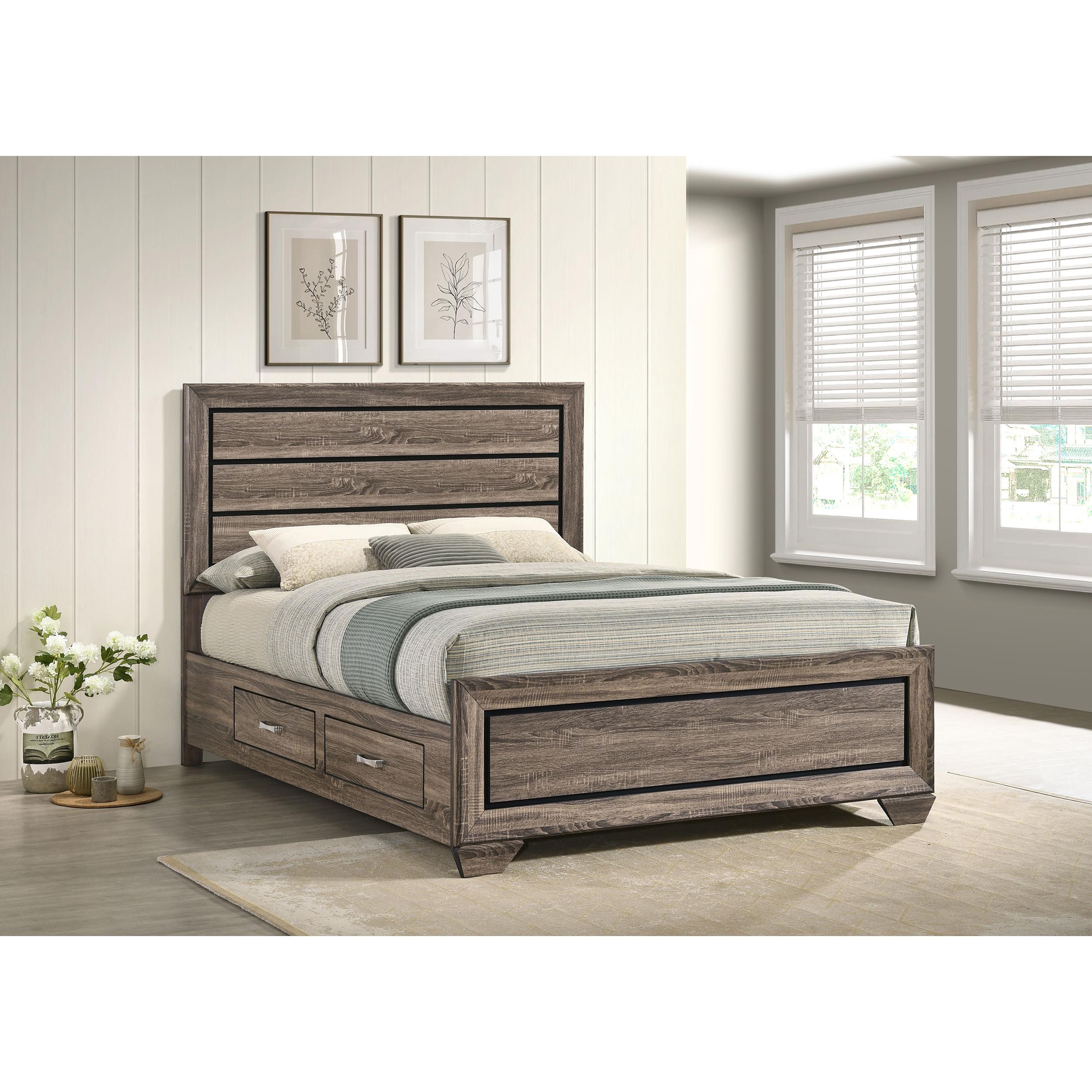  Size_Queen  -- Kauffman Panel Bed with Storage IMAGE 9