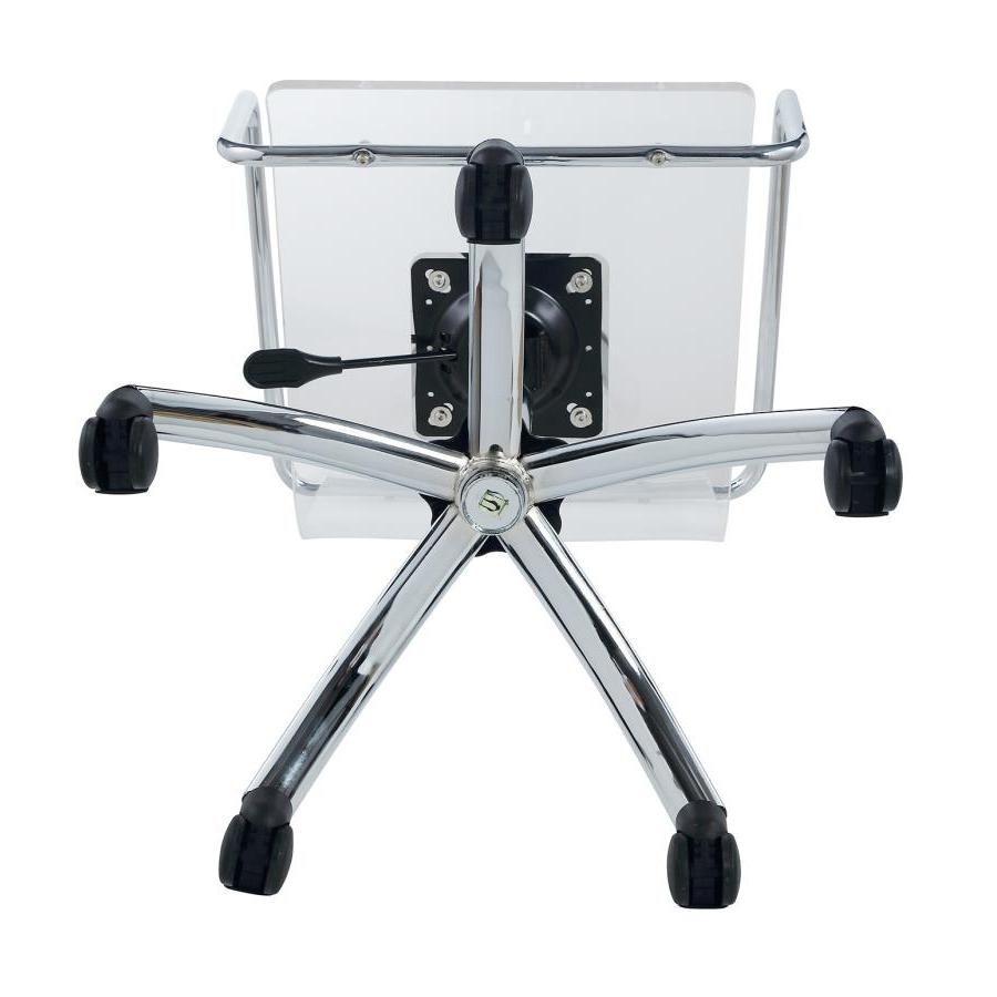  Coaster Furniture Amaturo 801436 Acrylic Adjustable Home Office Desk Chair - Clear IMAGE 8