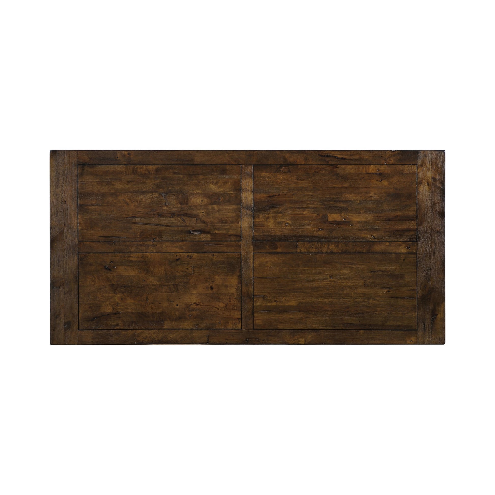  Coaster Furniture Coleman 107041 Rectangular 79-inch Dining Table - Rustic Golden Brown IMAGE 4