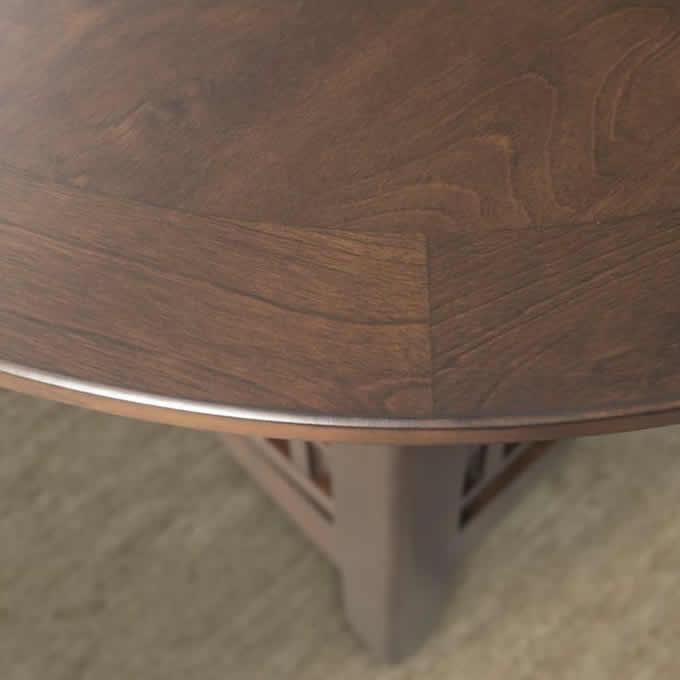  Elements International Round Max Counter Height Dining Table with Pedestal Base DMX100DT IMAGE 8
