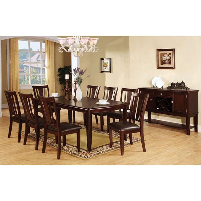  Furniture of America Edgewood Dining Table CM3336T IMAGE 2
