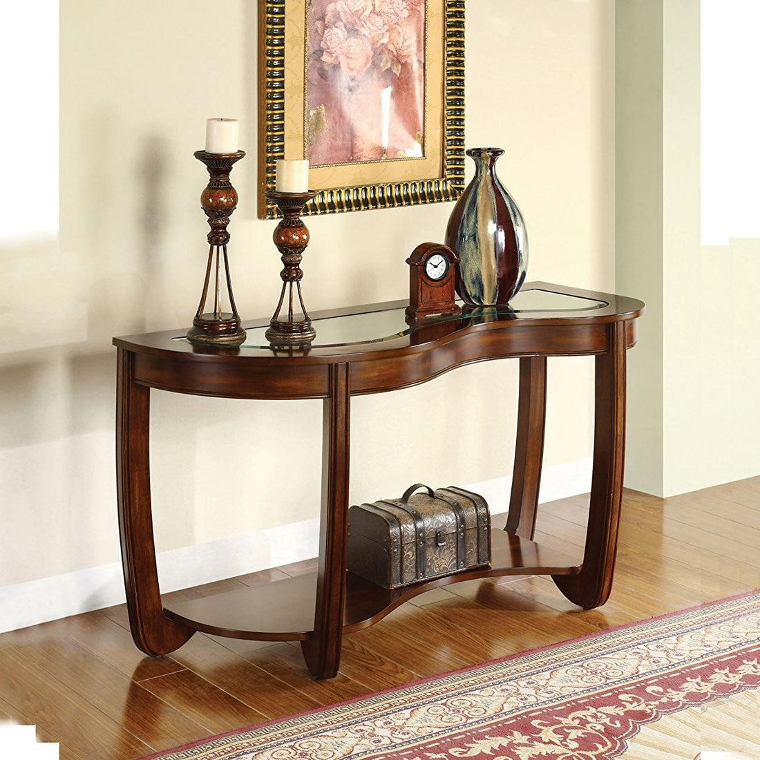  Furniture of America Crystal Falls Sofa Table CM4336S IMAGE 1