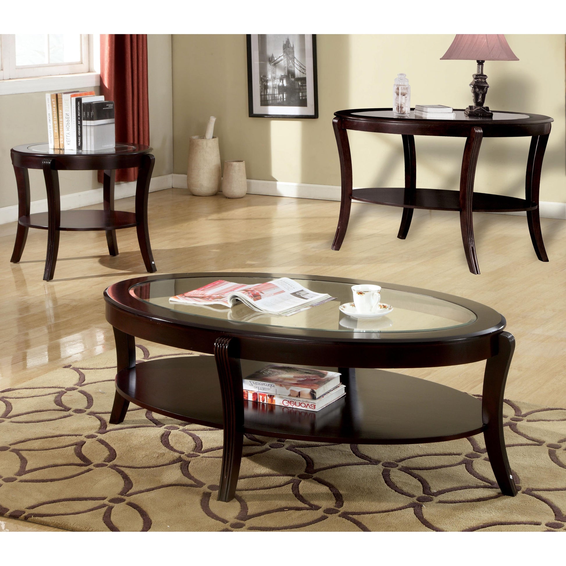  Furniture of America Finley Coffee Table CM4488C IMAGE 3