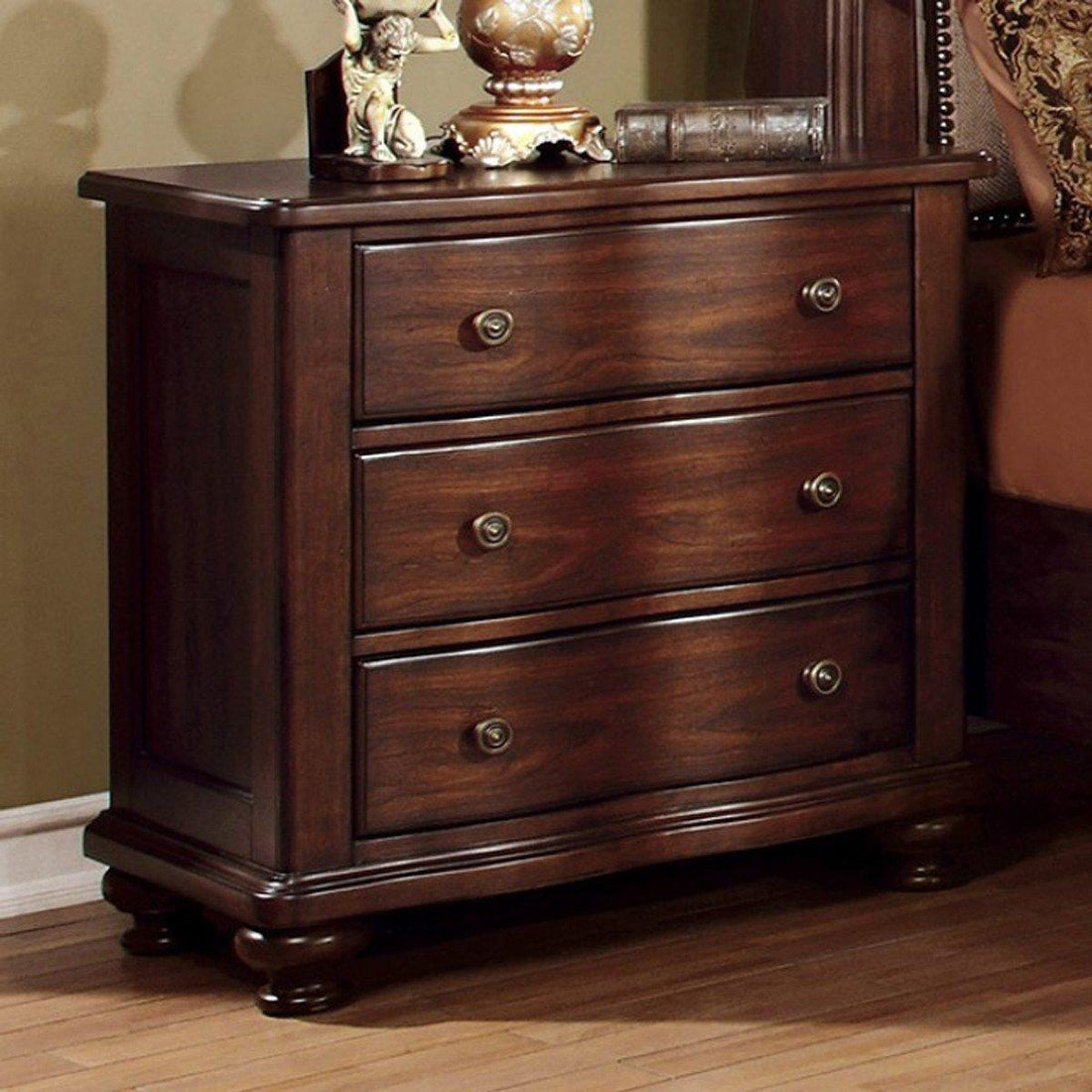  Furniture of America Bellavista 3-Drawer Nightstand CM7350N IMAGE 1