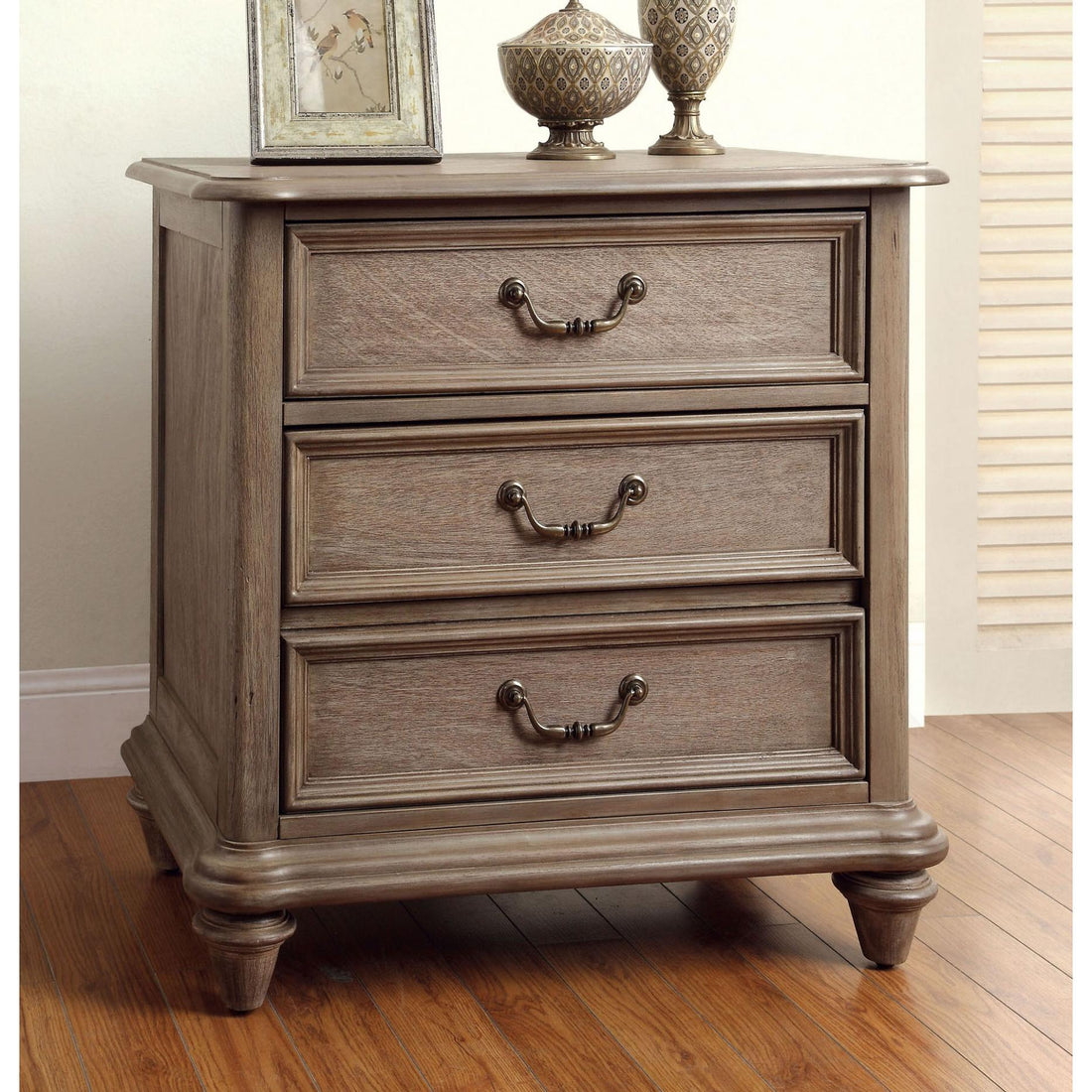  Furniture of America Belgrade 3-Drawer Nightstand CM7611N IMAGE 1