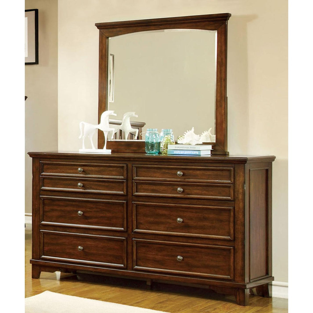  Furniture of America Chelsea Dresser Mirror CM7781M IMAGE 1