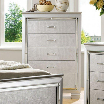  Furniture of America Bellanova 5-Drawer Chest CM7979SV-C IMAGE 1