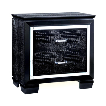  Furniture of America Bellanova 2-Drawer Nightstand CM7979BK-N IMAGE 1