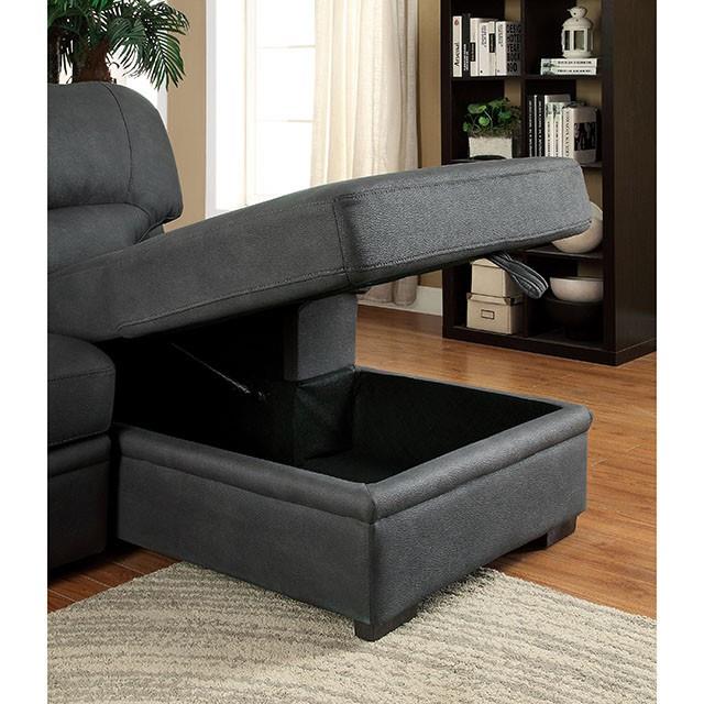  Furniture of America Alcester CM6908BK-SET Sectional IMAGE 7