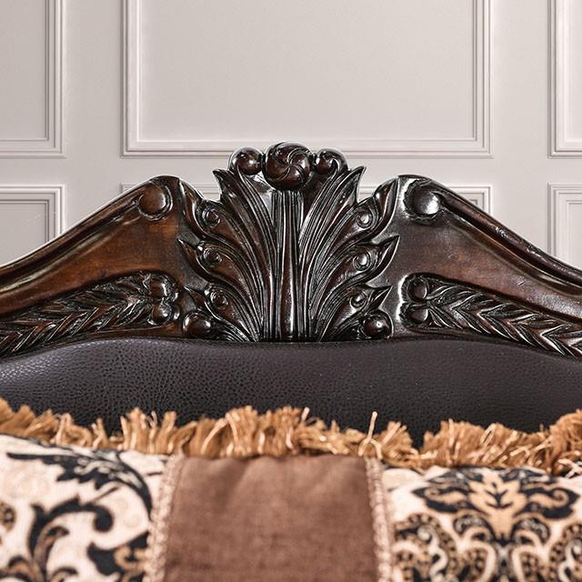  Furniture of America Jamael Stationary Fabric Loveseat SM6405-LV IMAGE 4