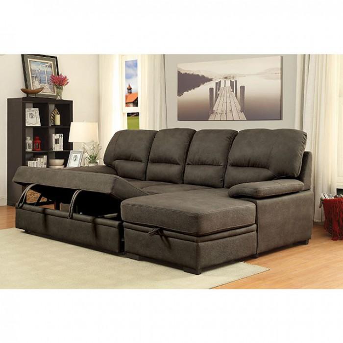  Furniture of America Alcester CM6908BR-SET Sectional IMAGE 4