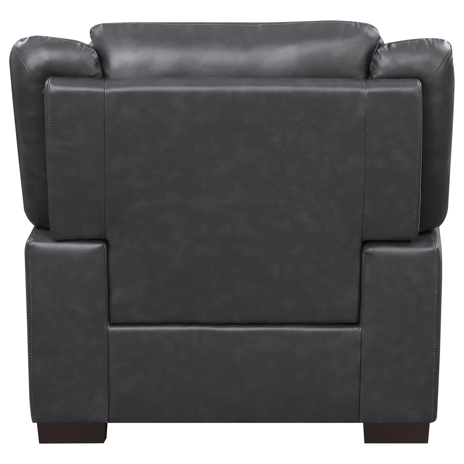  Coaster Furniture Arabella 506593 Upholstered Padded Arm Accent Chair - Grey IMAGE 5