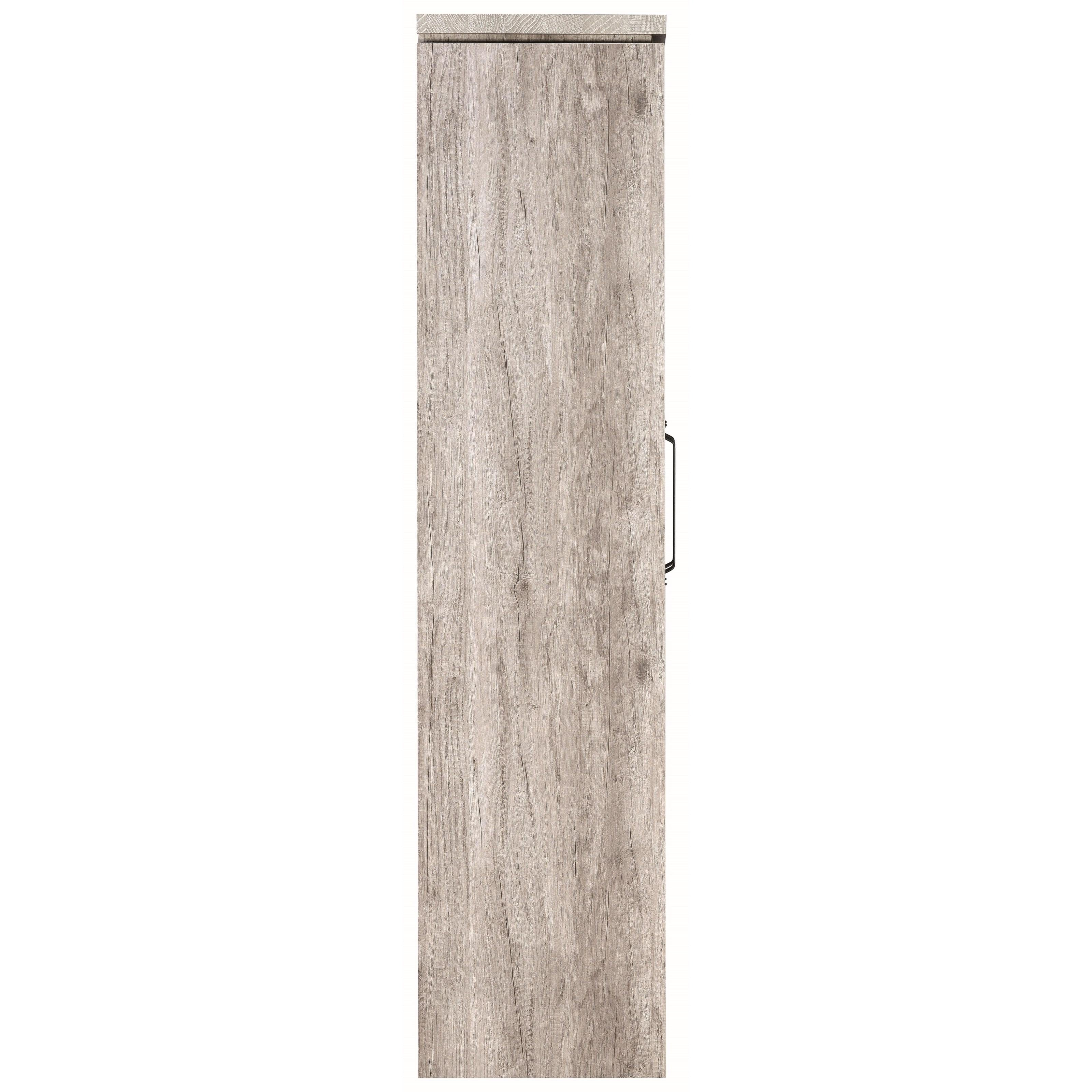  Coaster Furniture Alejo 950783 2-door Engineered Wood Tall Cabinet - Grey Driftwood IMAGE 5