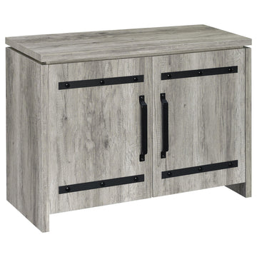  Coaster Furniture Enoch 950785 2-door Engineered Wood Accent Cabinet - Grey Driftwood IMAGE 1