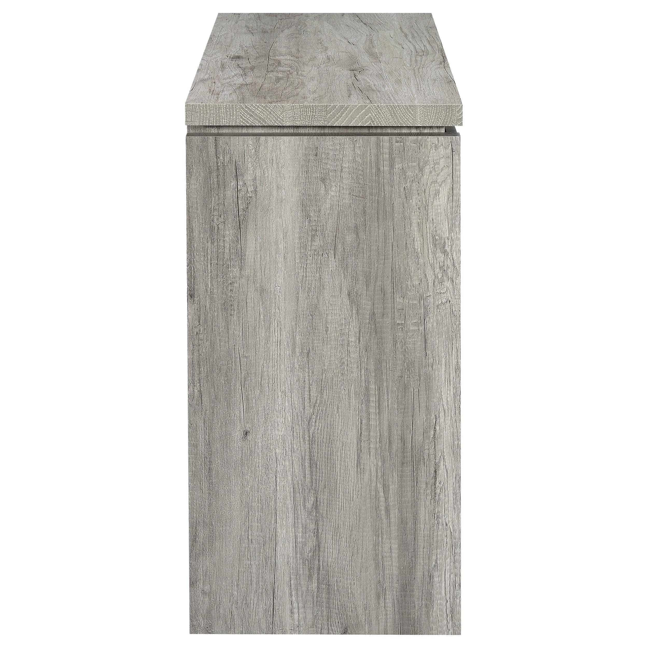  Coaster Furniture Enoch 950785 2-door Engineered Wood Accent Cabinet - Grey Driftwood IMAGE 5