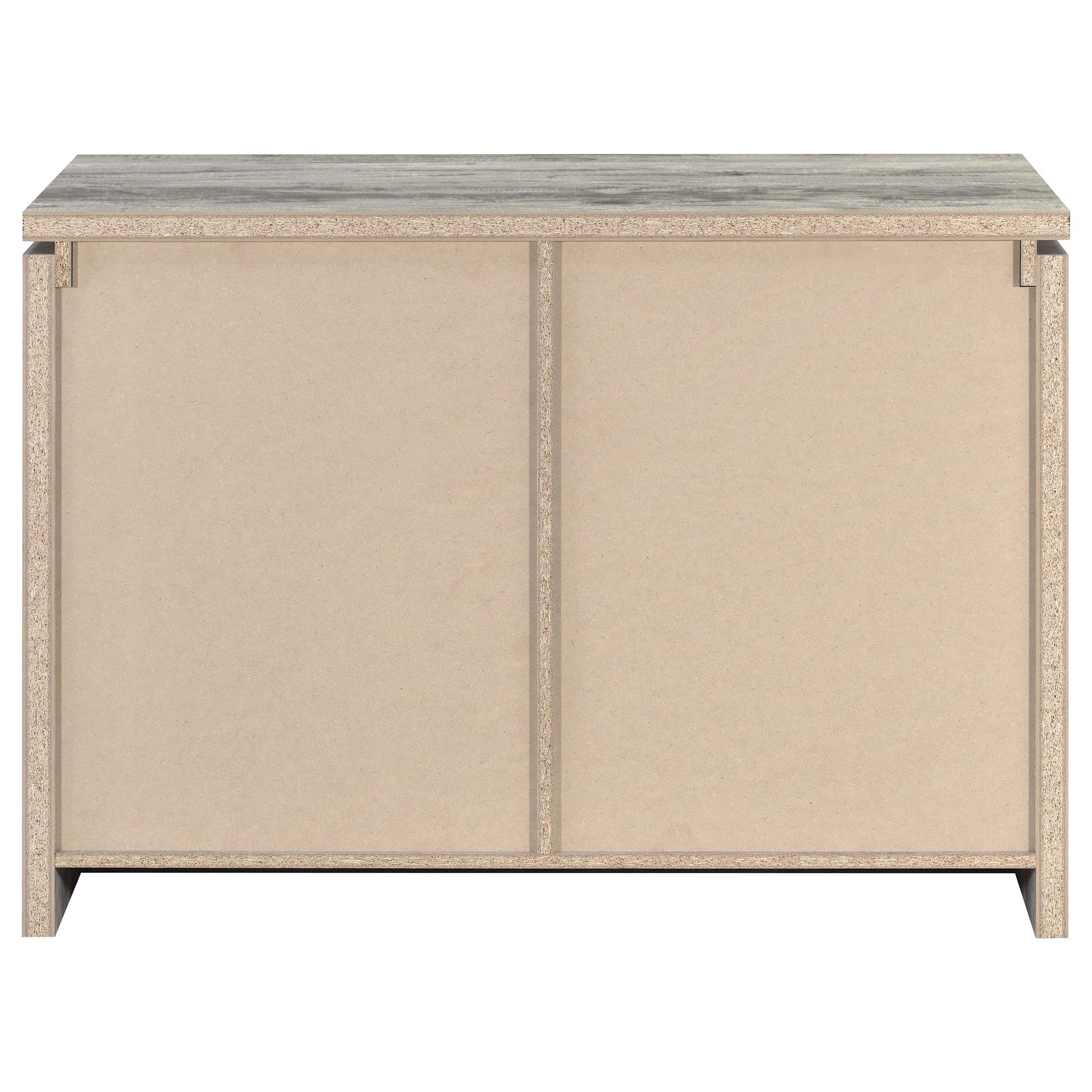  Coaster Furniture Enoch 950785 2-door Engineered Wood Accent Cabinet - Grey Driftwood IMAGE 6
