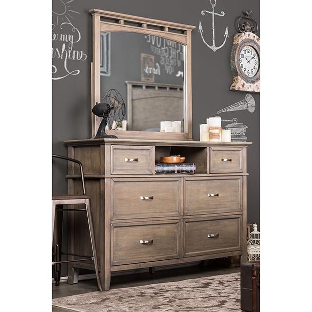  Furniture of America Loxley Dresser Mirror CM7351M IMAGE 4