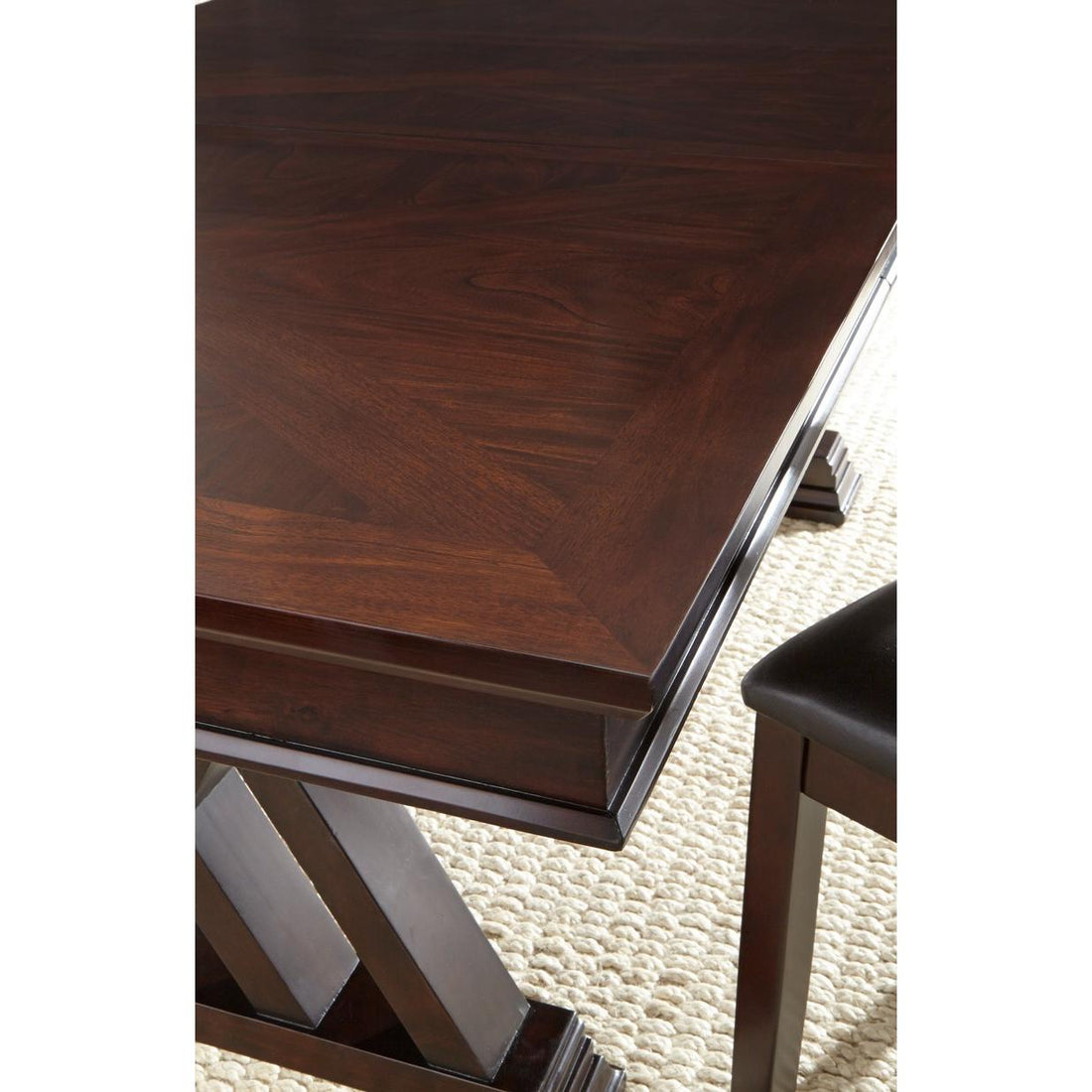  Steve Silver Furniture Adrian Dining Table with Pedestal Base AD600B/AD600T IMAGE 1