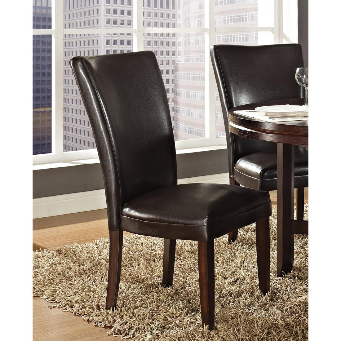  Steve Silver Furniture Hartford Dining Chair HF500BR IMAGE 1