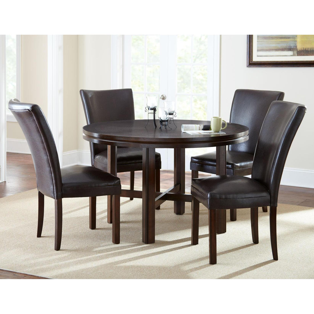  Steve Silver Furniture Hartford Dining Chair HF500BR IMAGE 1