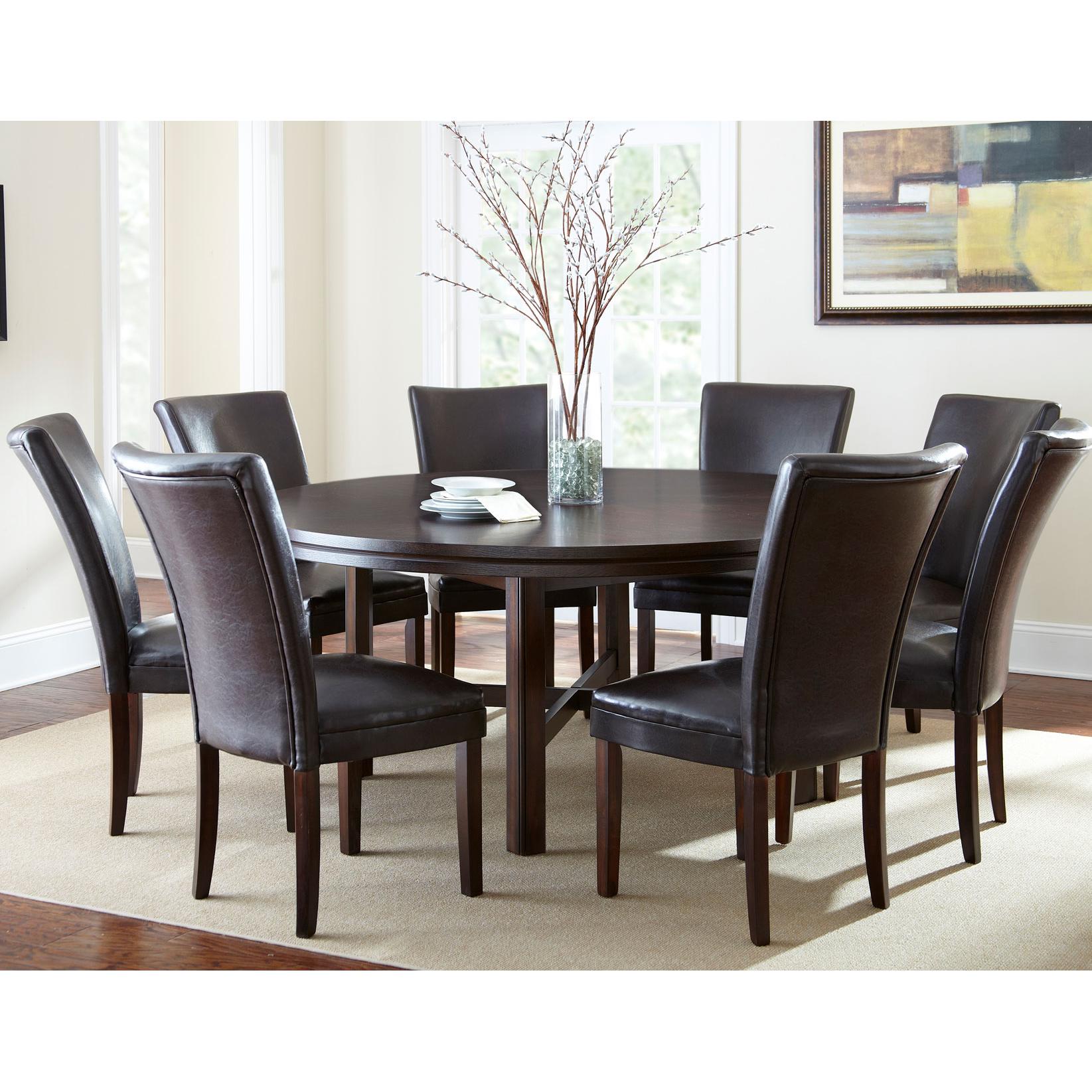  Steve Silver Furniture Round Hartford Dining Table HF7272T IMAGE 4