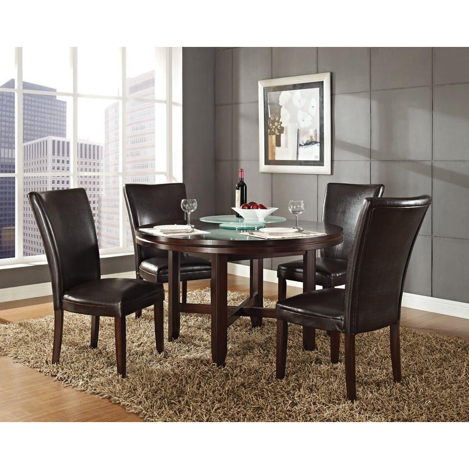  Steve Silver Furniture Round Avenue Lazy Susan Dining Table AV720LZ IMAGE 1