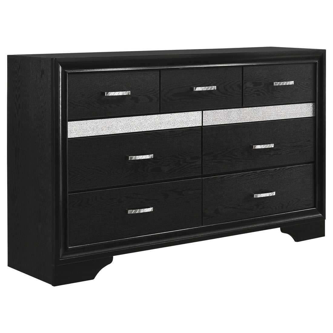  Coaster Furniture Miranda 206363 7-Drawer Dresser - Black IMAGE 1