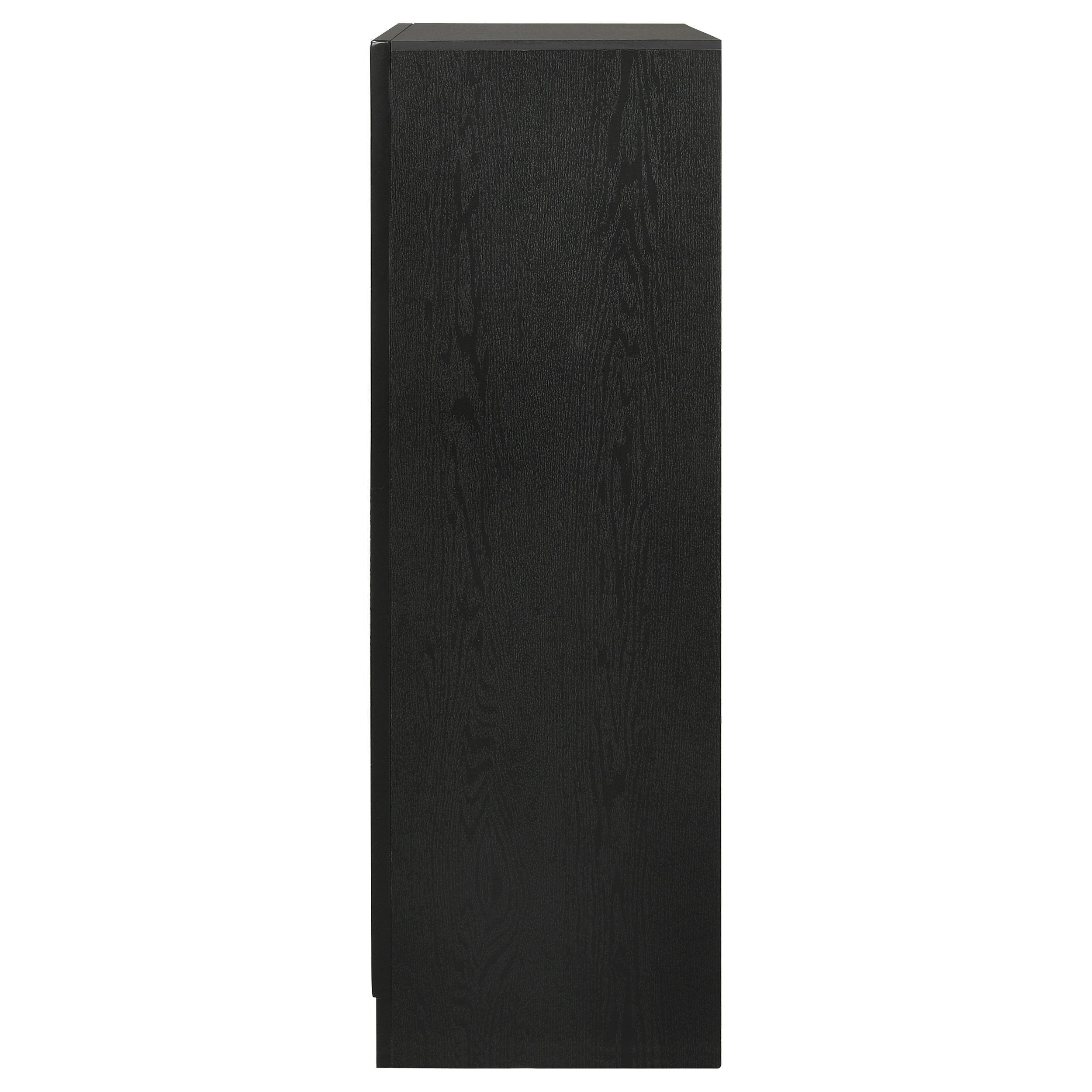  Coaster Furniture Miranda 206365 5-Drawer Bedroom Chest - Black IMAGE 4