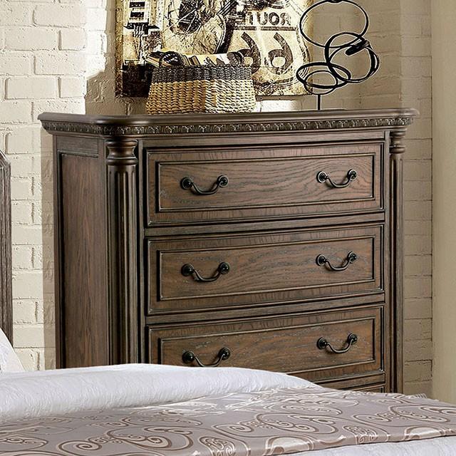  Furniture of America Persephone 5-Drawer Chest CM7661C IMAGE 1