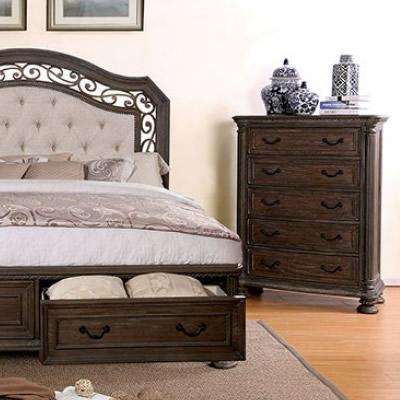  Furniture of America Persephone 5-Drawer Chest CM7661C IMAGE 2