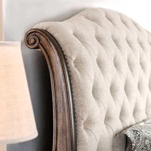  Size_California King  -- Lysandra Sleigh Bed IMAGE 2