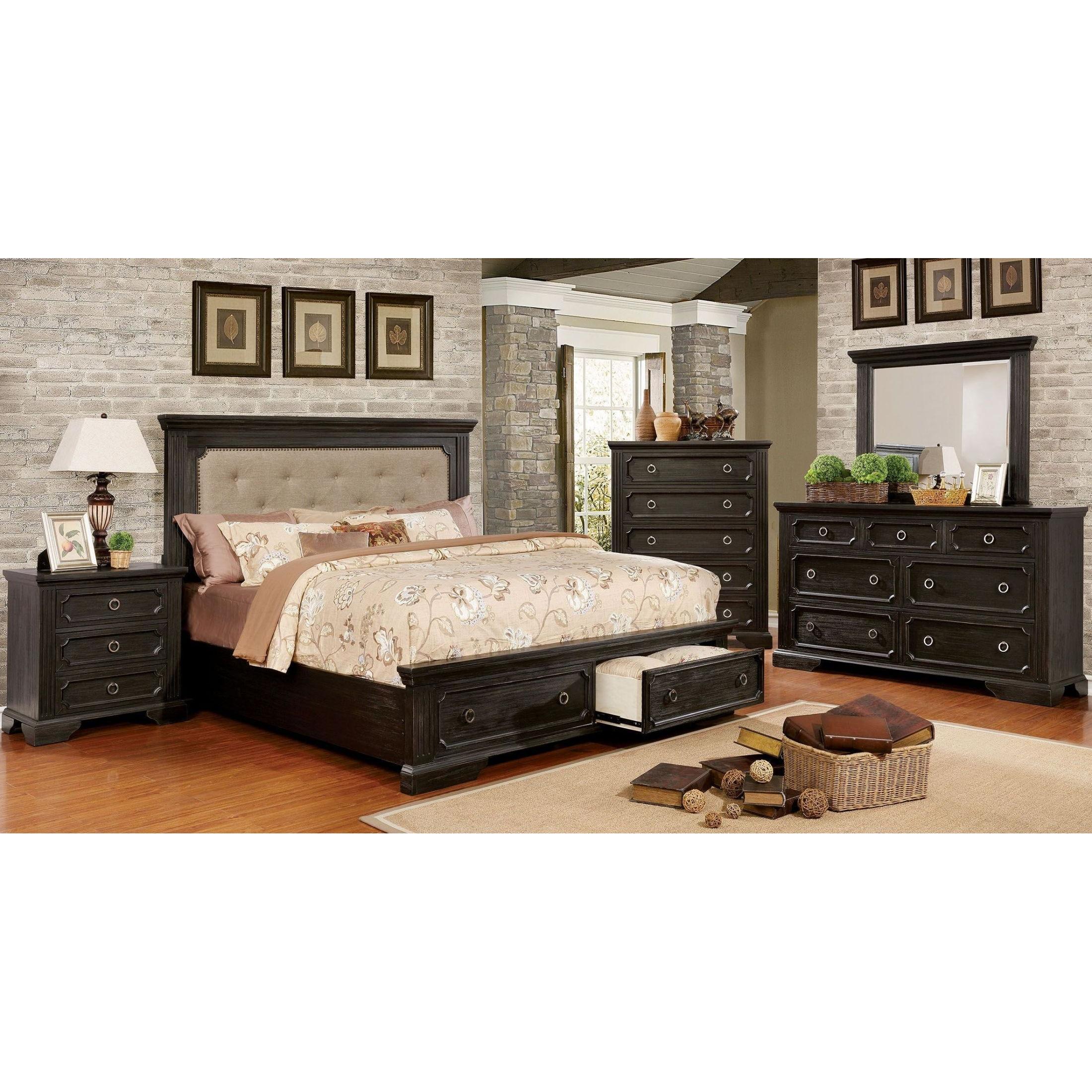  Furniture of America Roisin Dresser Mirror CM7578M IMAGE 4