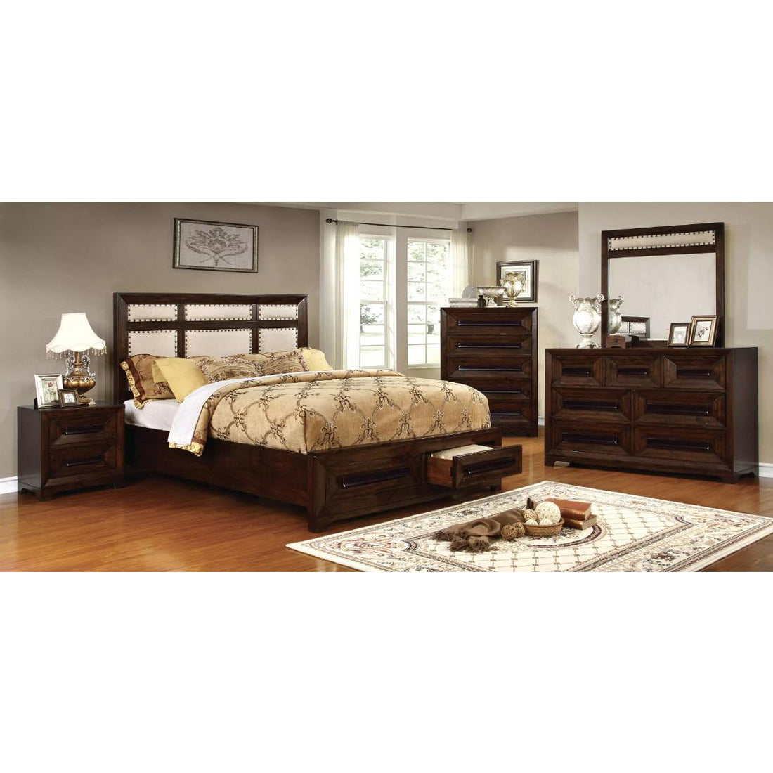  Furniture of America Orlaith 2-Drawer Nightstand CM7697N IMAGE 1