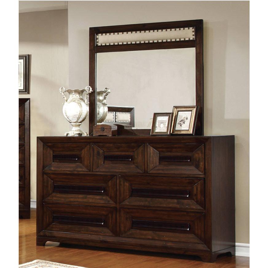  Furniture of America Orlaith Dresser Mirror CM7697M IMAGE 2