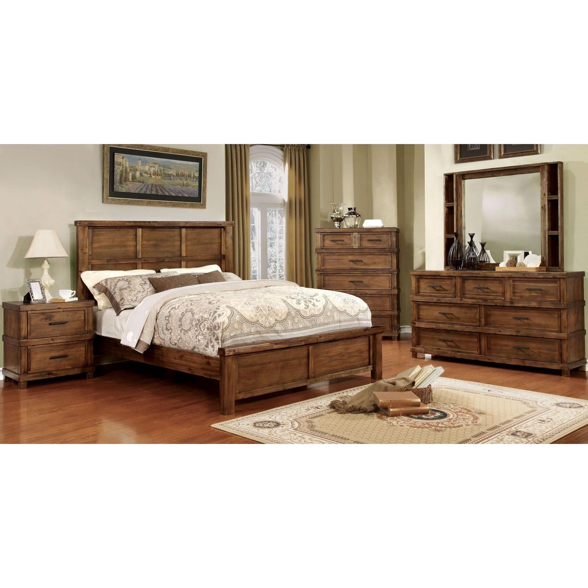  Furniture of America Baddock Dresser Mirror CM7691M IMAGE 3