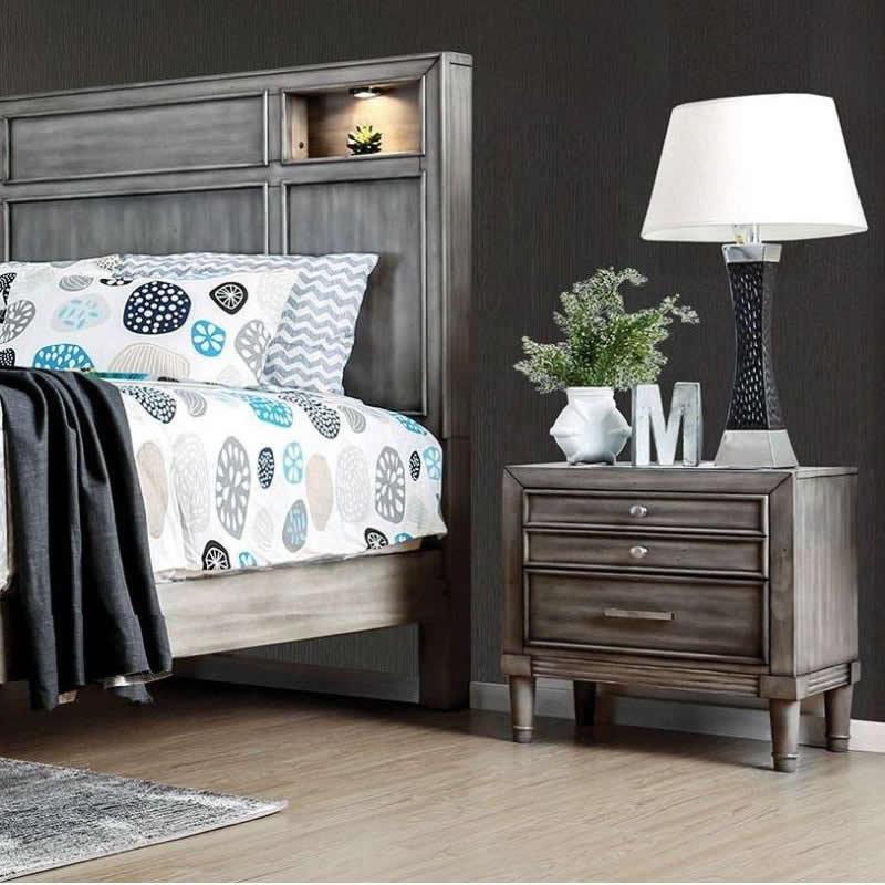  Furniture of America Daphne 2-Drawer Nightstand CM7556N IMAGE 5