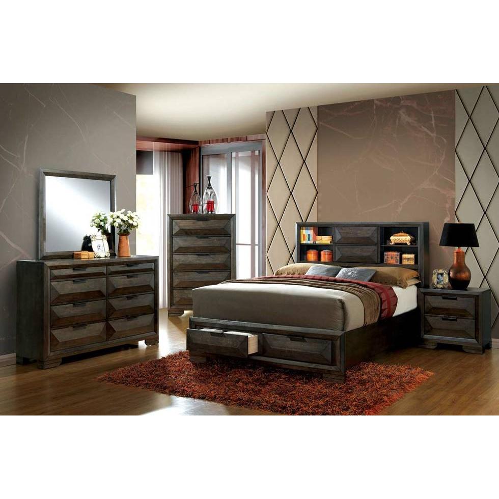  Furniture of America Nikomedes Dresser Mirror CM7557M IMAGE 4