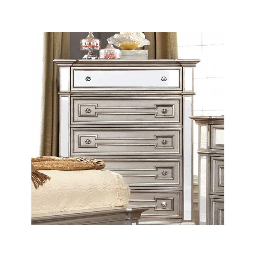  Furniture of America Salamanca 5-Drawer Chest CM7673C IMAGE 1