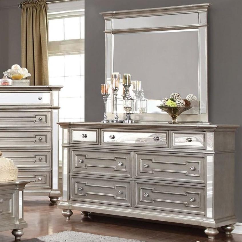  Furniture of America Salamanca Dresser Mirror CM7673M IMAGE 3