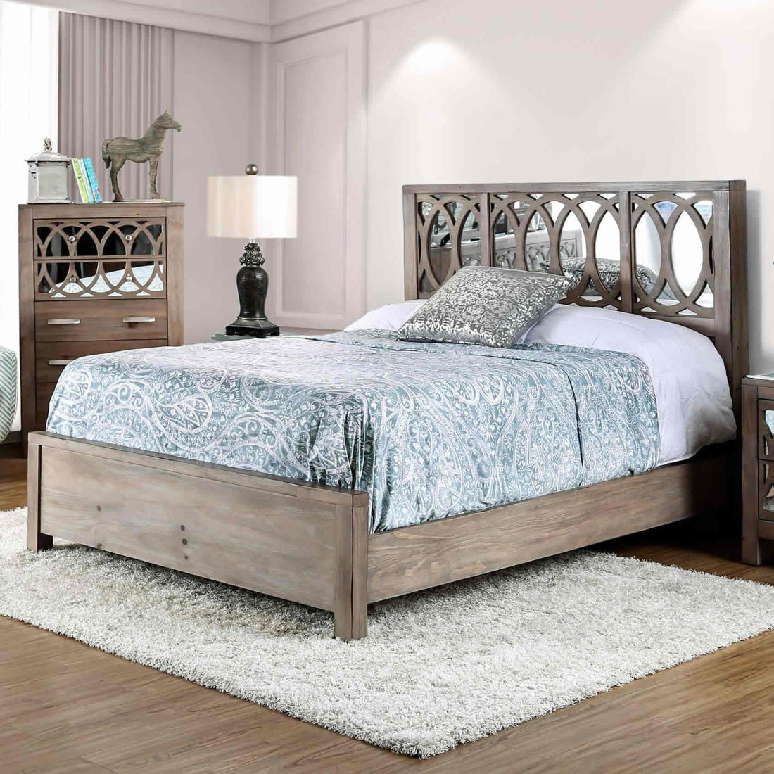  Furniture of America Zaragoza CM7585CK California King Bed IMAGE 1