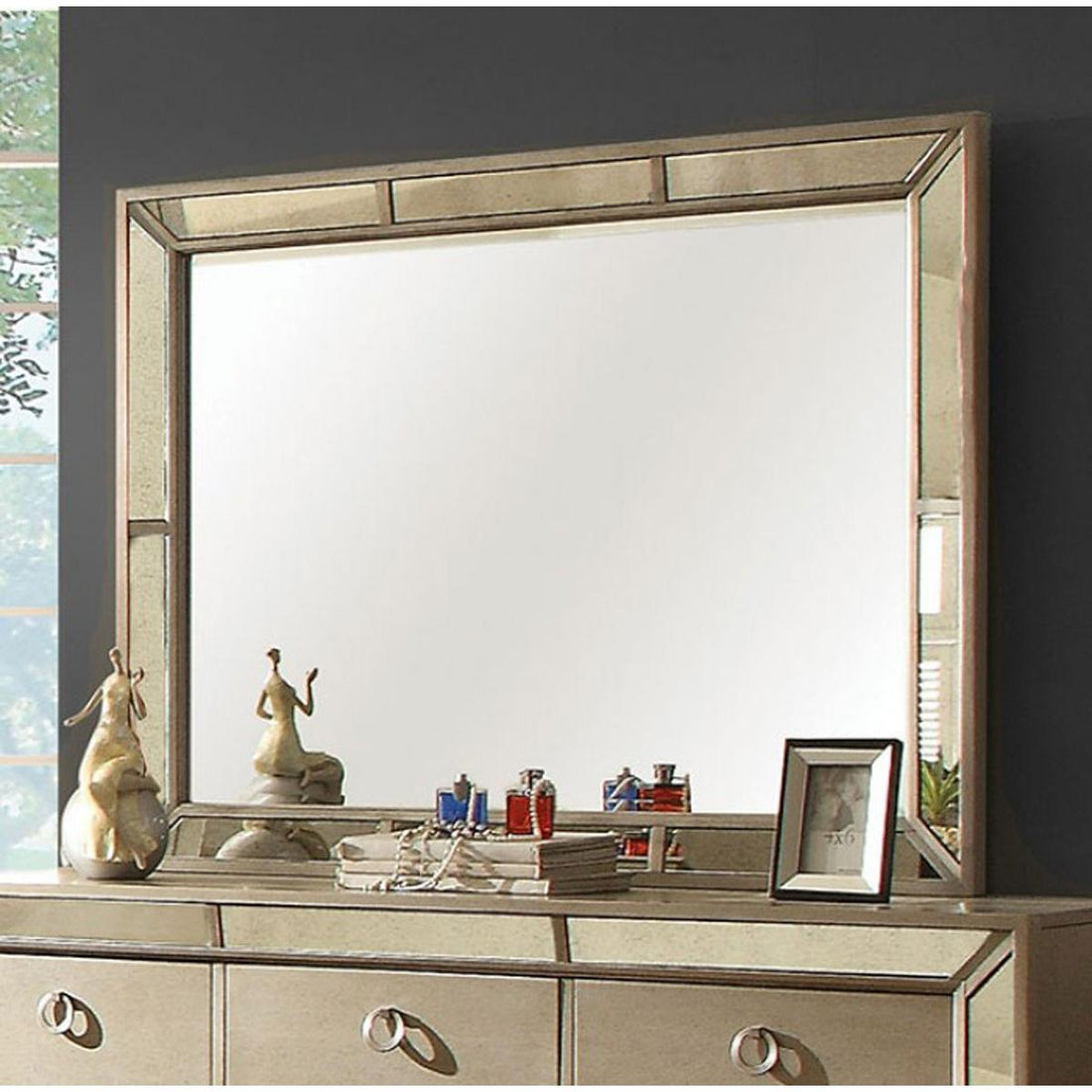  Furniture of America Loraine Dresser Mirror CM7195M IMAGE 1