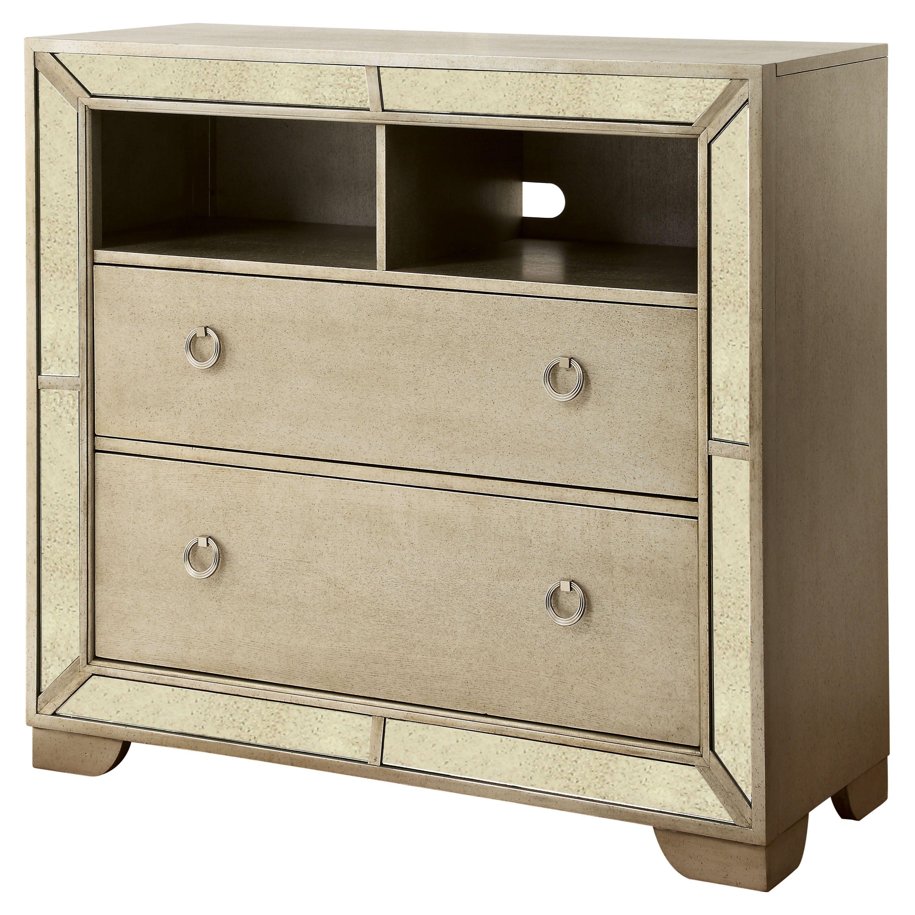 Furniture of America Loraine Media Chest