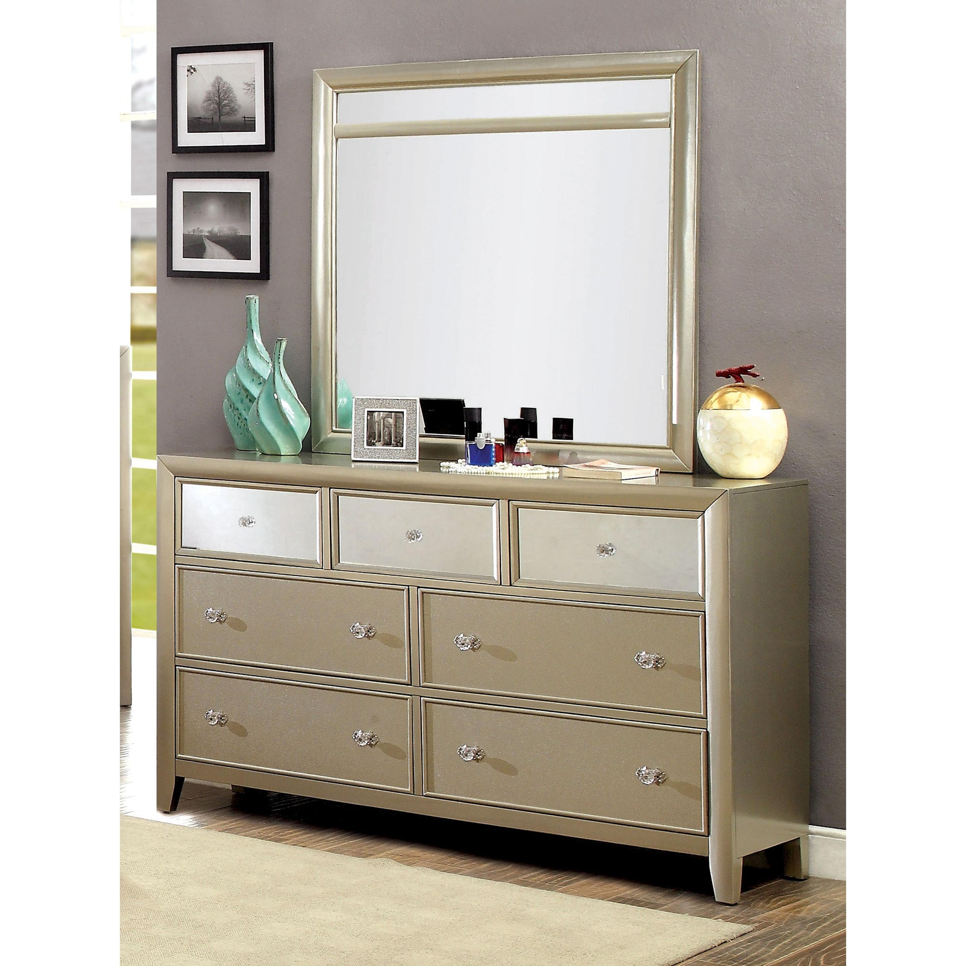  Furniture of America Briella CM7101M Mirror IMAGE 4