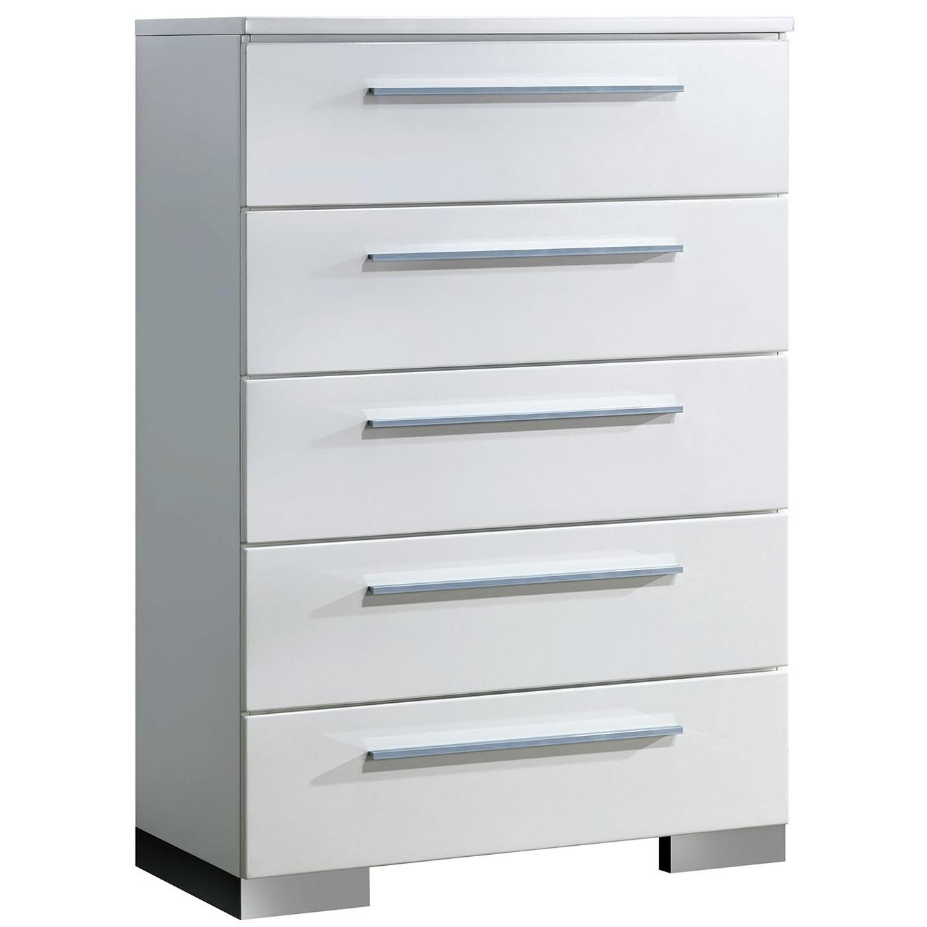  Furniture of America Clementine 5-Drawer Chest CM7201C IMAGE 1