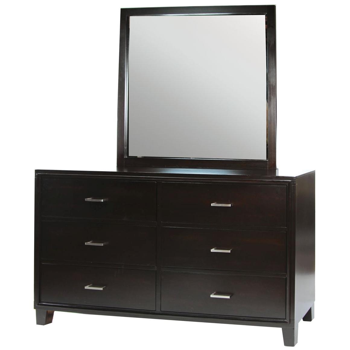  Furniture of America Enrico Dresser Mirror CM7088M IMAGE 3