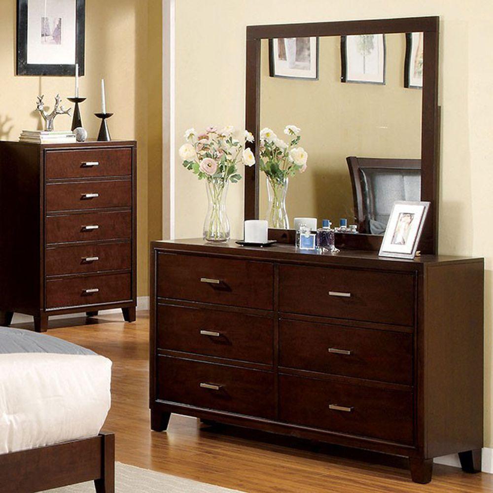  Furniture of America Enrico 6-Drawer Dresser CM7068D IMAGE 1